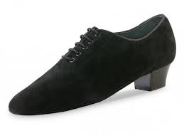 BABETTE - chaussure fermée daim noir