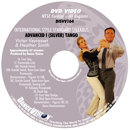 Int'l Style Std. Syll. - Tango Silver (DVD)