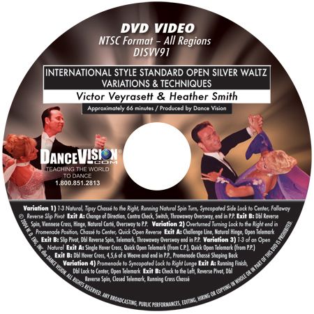 Int'l Style Std. Syll. - Waltz Silver Variations & Techniques (DVD)