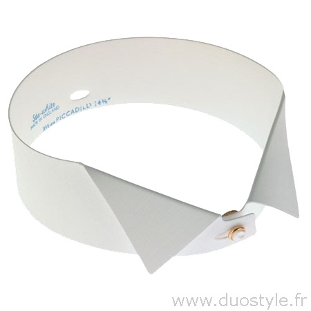 Faux-Col plastique 3.5 cm - Piccadilly Wing Collar