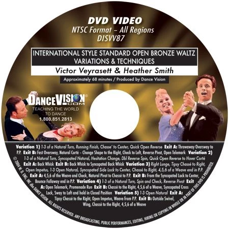 Int'l Style Std. Syll. - Waltz Bronze Variations & Techniques (DVD)