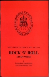 ISTD Rock' n' Roll Study Notes