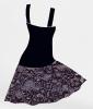 E-11034 Dress Slim Floral Lace - Robe bas dentelle