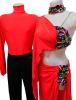 DS-Robe de danses latines rouge fluo T36/38 OCCASION