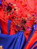 DS-Robe de danses latines rouge tango et blueberry 38/40 OCCASION