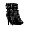 MOOS 85 Black Patent - Bottine Heels