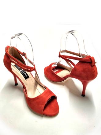 MGM-Joymod Chaussures de danse latine moderne en maille à paillettes pour femme